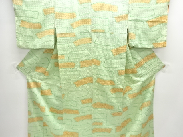 JAPANESE KIMONO / KOMON / UNUSED / ALL SHIBORI / ABSTRACT